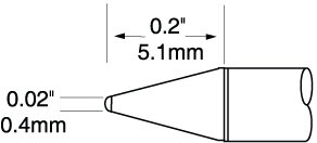 Konische gebogene Ultrafine-Lötspitzen MX-Lötstationen
