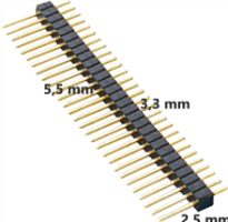 Pinlänge 5,5 mm Lötbeinanschlusslänge 3,3 mm