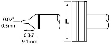 Klingenförmige Lötspitzen PS900-MFR-Lötstationen