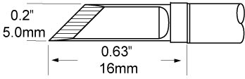 Messerlötspitzen MFR-Lötstationen