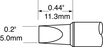 Meißelförmige Lötspitzen PS900-MFR-Lötstationen