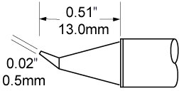Konische gebogene Lötspitzen PS900-MFR-Lötstationen