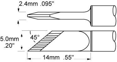 Messerlötspitzen PS900-MFR-Lötstationen