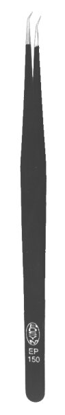 EP 150 SMD-Pinzette, gewinkelt, schmale Spitze, 133 mm, ESD